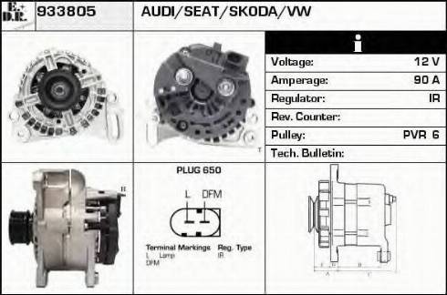 EDR 933805 - Alternatore autozon.pro