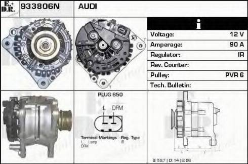 EDR 933806N - Alternatore autozon.pro