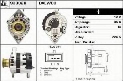 EDR 933828 - Alternatore autozon.pro