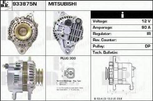 EDR 933875N - Alternatore autozon.pro