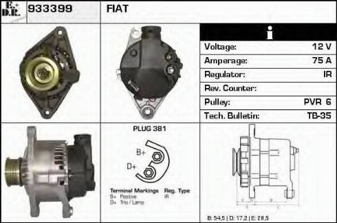 EDR 933399 - Alternatore autozon.pro