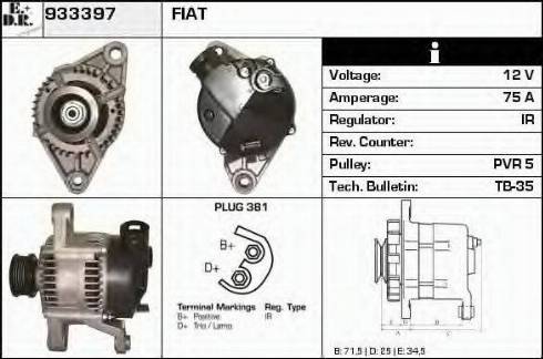 EDR 933397 - Alternatore autozon.pro