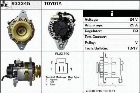 EDR 933345 - Alternatore autozon.pro