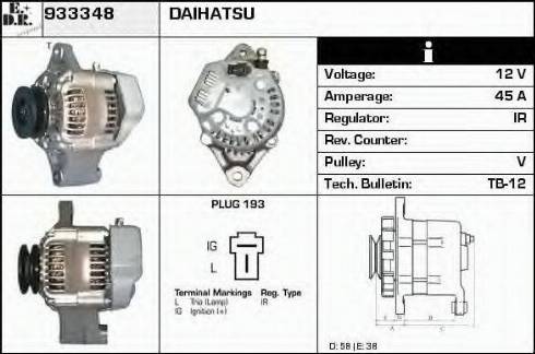 EDR 933348 - Alternatore autozon.pro