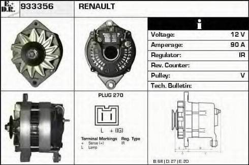 EDR 933356 - Alternatore autozon.pro