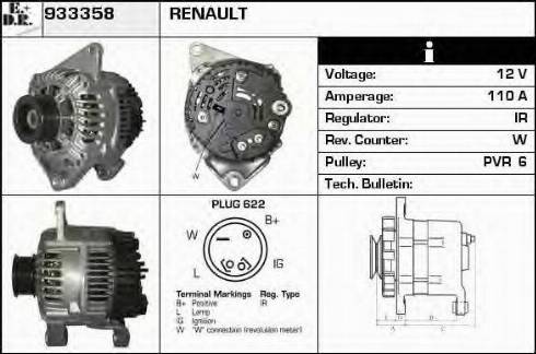 EDR 933358 - Alternatore autozon.pro