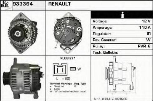 EDR 933364 - Alternatore autozon.pro