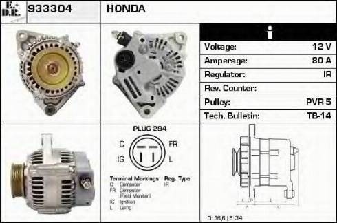 EDR 933304 - Alternatore autozon.pro