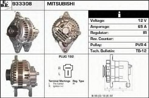 EDR 933308 - Alternatore autozon.pro