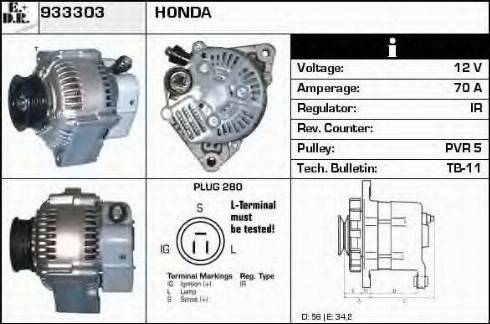 EDR 933303 - Alternatore autozon.pro