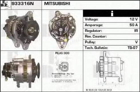 EDR 933316N - Alternatore autozon.pro