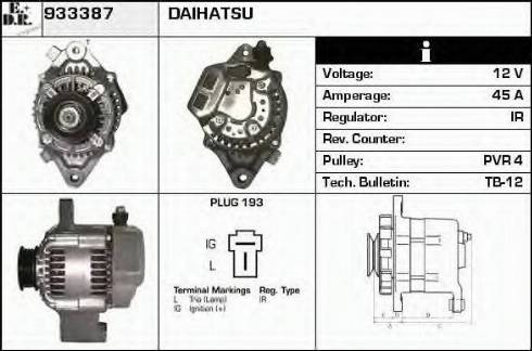 EDR 933387 - Alternatore autozon.pro