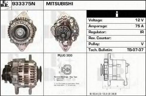 EDR 933375N - Alternatore autozon.pro