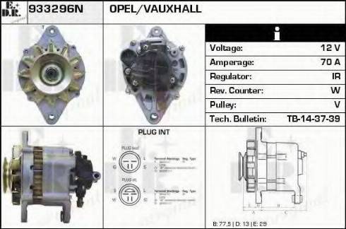 EDR 933296N - Alternatore autozon.pro