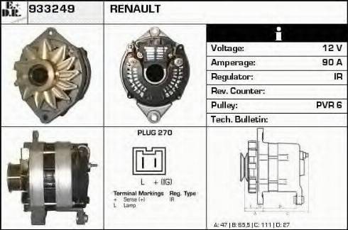 EDR 933249 - Alternatore autozon.pro