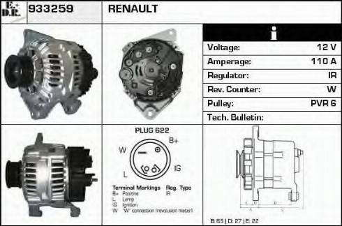 EDR 933259 - Alternatore autozon.pro