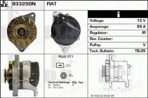 EDR 933250N - Alternatore autozon.pro