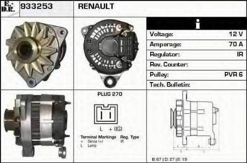 EDR 933253 - Alternatore autozon.pro