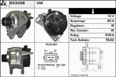 EDR 933268 - Alternatore autozon.pro