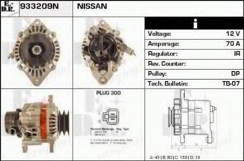 EDR 933209N - Alternatore autozon.pro