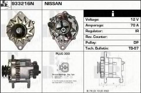 EDR 933216N - Alternatore autozon.pro