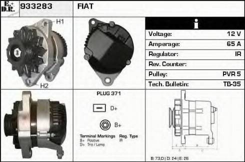 EDR 933283 - Alternatore autozon.pro