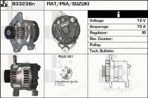 EDR 933236N - Alternatore autozon.pro