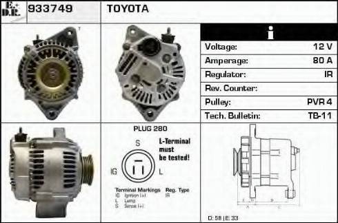 EDR 933749 - Alternatore autozon.pro