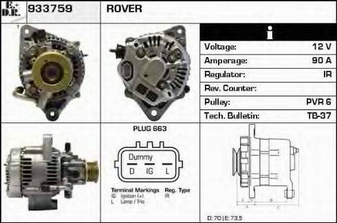 EDR 933759 - Alternatore autozon.pro