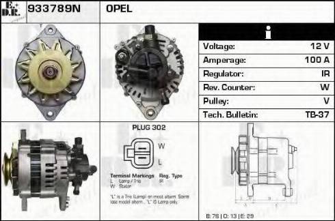 EDR 933789N - Alternatore autozon.pro