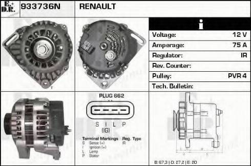 EDR 933736N - Alternatore autozon.pro