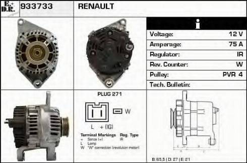 EDR 933733 - Alternatore autozon.pro