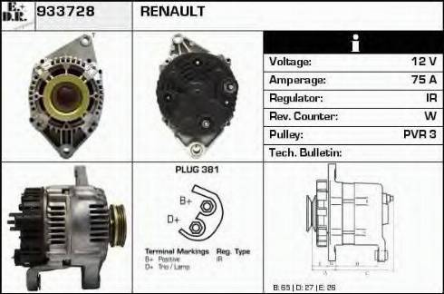 EDR 933728 - Alternatore autozon.pro