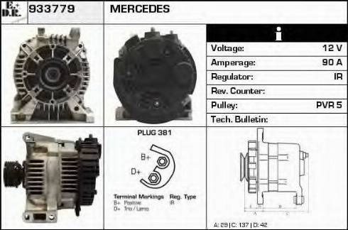 EDR 933779 - Alternatore autozon.pro