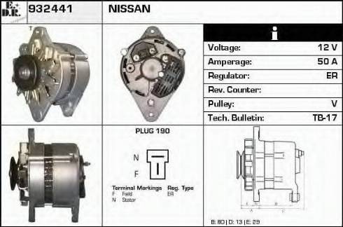 EDR 932441 - Alternatore autozon.pro