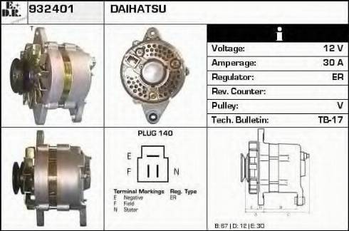 EDR 932401 - Alternatore autozon.pro