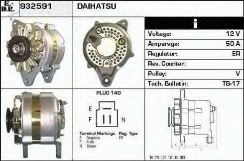 EDR 932591 - Alternatore autozon.pro