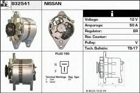 EDR 932541 - Alternatore autozon.pro