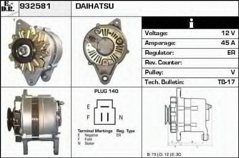 EDR 932581 - Alternatore autozon.pro