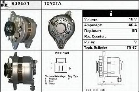 EDR 932571 - Alternatore autozon.pro