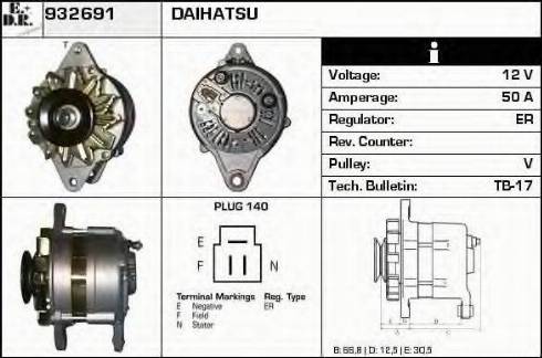 EDR 932691 - Alternatore autozon.pro