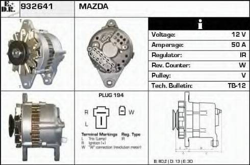 EDR 932641 - Alternatore autozon.pro