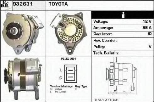 EDR 932631 - Alternatore autozon.pro