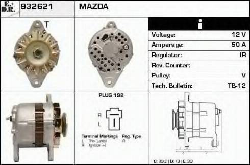 EDR 932621 - Alternatore autozon.pro