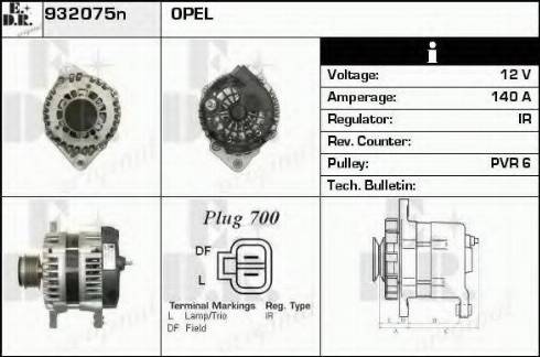 EDR 932075N - Alternatore autozon.pro