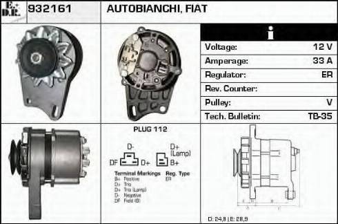 EDR 932161 - Alternatore autozon.pro