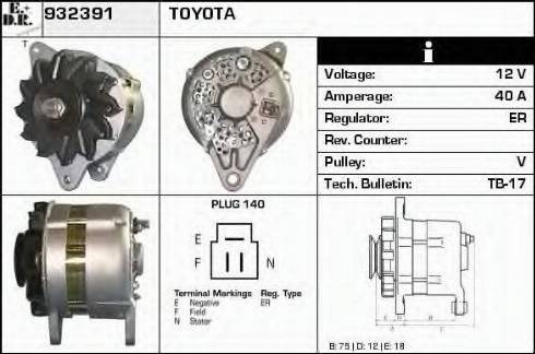 EDR 932391 - Alternatore autozon.pro