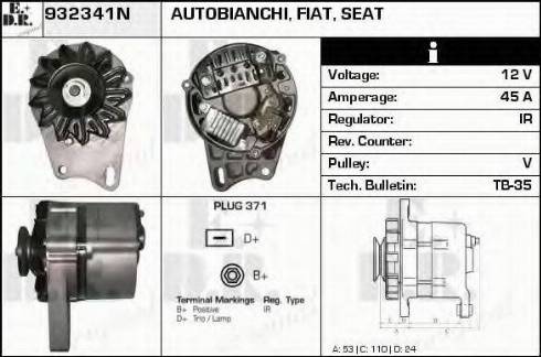 EDR 932341N - Alternatore autozon.pro