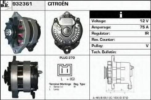 EDR 932361 - Alternatore autozon.pro