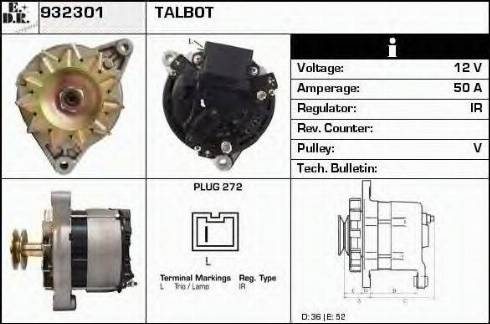 EDR 932301 - Alternatore autozon.pro